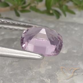 Spinel Gemstone in 6.5 x 5.7 mm Size for Sale, Spinel Stone in Very Light Pinkish Purple Color