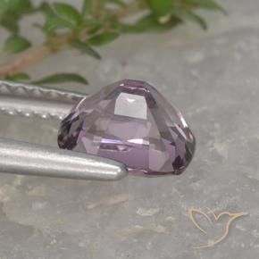 Spinel Gemstone in 7 x 5.9 mm Size for Sale, Spinel Stone in Light Grape Purple-Pink Color