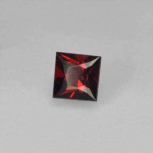 0.35 ct Red Spinel Stone, Natural Spinel in Princess-Cut Shape for Sale