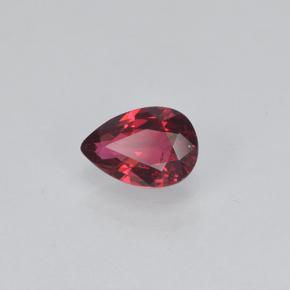 0.33 ct Red Spinel Stone, Natural Spinel in Pear Facet Shape for Sale