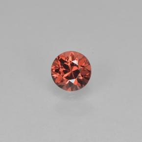 Rojo medio Espinela Gema - 0.2ct Corte Diamante (ID: 503431)