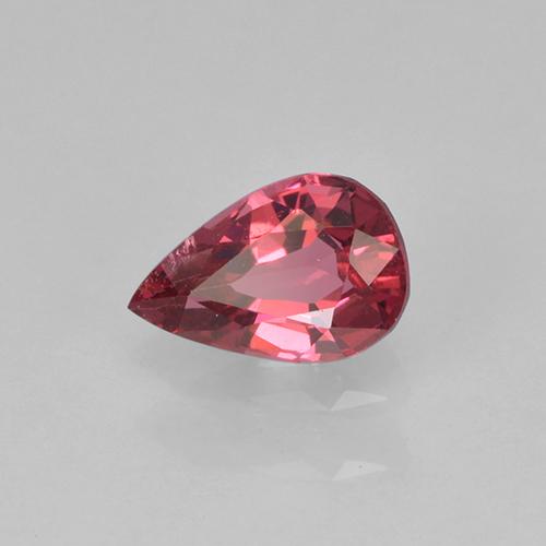 0.40 ct Red Spinel Stone, Natural Spinel in Pear Facet Shape for Sale