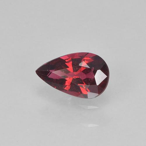 0.33 ct Red Spinel Stone, Natural Spinel in Pear Facet Shape for Sale