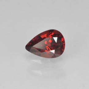 0.39 ct Red Spinel Stone, Natural Spinel in Pear Facet Shape for Sale
