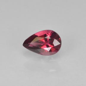 0.35 ct Red Spinel Stone, Natural Spinel in Pear Facet Shape for Sale