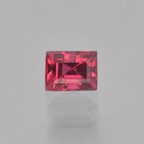 Pinkish Red Spinel Gem - 0.3ct Baguette Step Cut (ID: 503571)