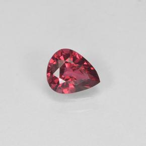 Deep Crimson Red Spinel Gem - 0.4ct Pear Facet (ID: 503577)