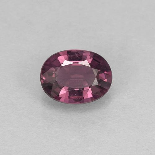Dark Magenta-Pink Spinel Gem - 1ct Oval Facet (ID: 504681)