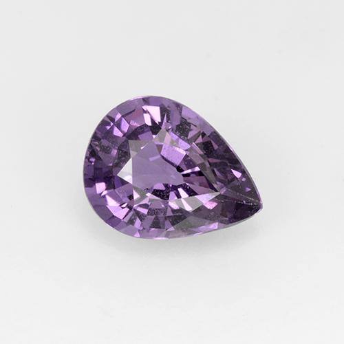 1.01 ct Violet Spinel Gemstone, Spinel Gem in Pear Facet Shape for Sale.
