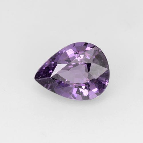 1.01 ct Violet Spinel Stone, Natural Spinel in Pear Facet Shape for Sale