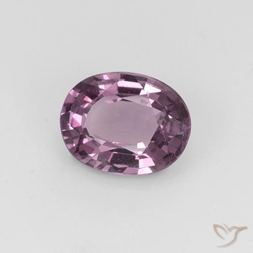1.27 ct Purple Spinel Stone, Natural Spinel in Oval Facet Shape for Sale