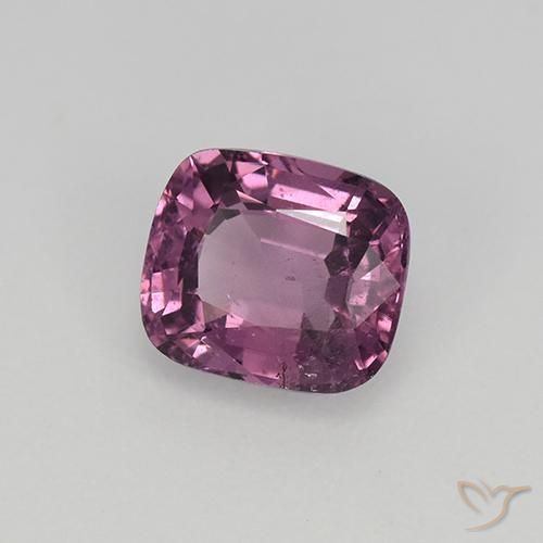 1.18 ct Purple Spinel Stone, Natural Spinel in Cushion-Cut Shape for Sale