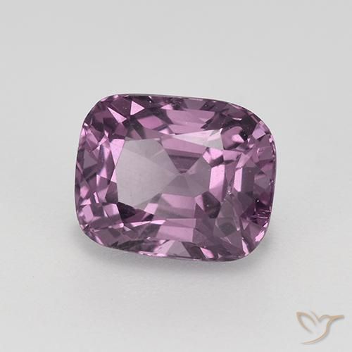 1.41 ct Purple Spinel Stone, Natural Spinel in Cushion-Cut Shape for Sale
