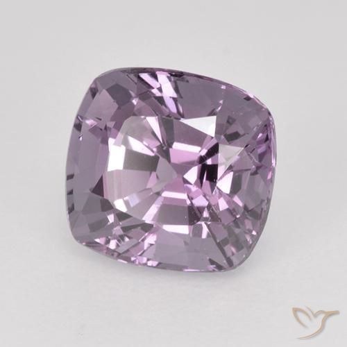 1.54 ct Purple Spinel Stone, Natural Spinel in Cushion-Cut Shape for Sale