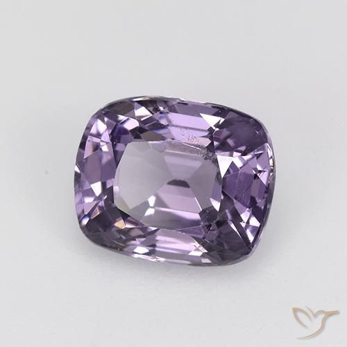 1.29 ct Violet Spinel Stone, Natural Spinel in Cushion-Cut Shape for Sale