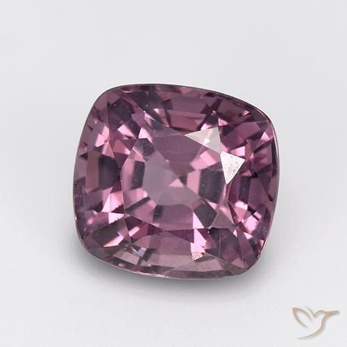 1.55 ct Purple Spinel Stone, Natural Spinel in Cushion-Cut Shape for Sale