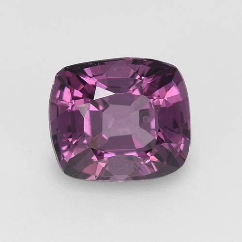 Púrpura oscuro Espinela Gema - 1.2ct Corte en Forma Cojín (ID: 517370)