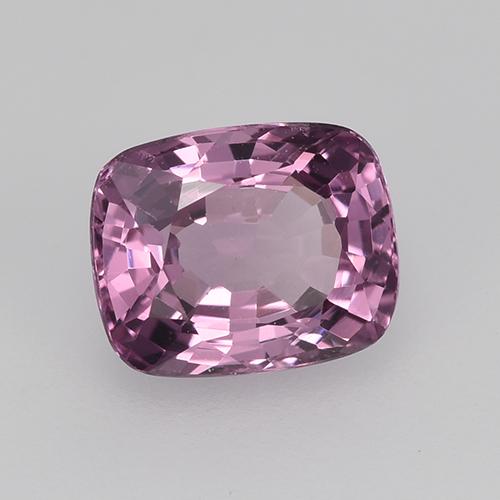 1.48 ct Purple Spinel Stone, Natural Spinel in Cushion-Cut Shape for Sale
