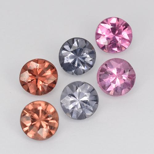 1.01 ctw Multicolor Spinel Stones, Natural Spinel in Diamond-Cut Shape for Sale