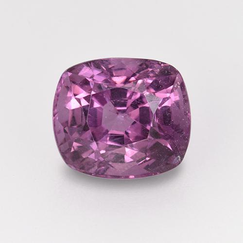 ミディアム薄いパープル スピネル 宝石 - 1.3ct クッションカット (ID: 519739)