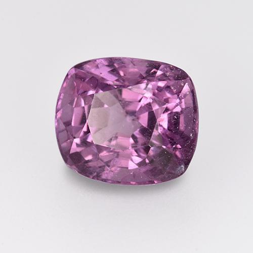 1.27 ct Purple Spinel Stone, Natural Spinel in Cushion-Cut Shape for Sale