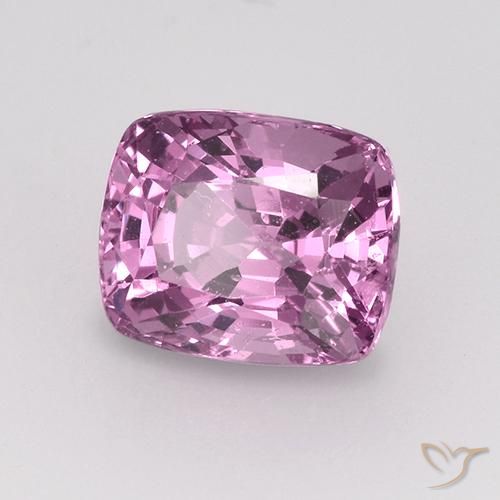 1.36 ct Purple Spinel Stone, Natural Spinel in Cushion-Cut Shape for Sale
