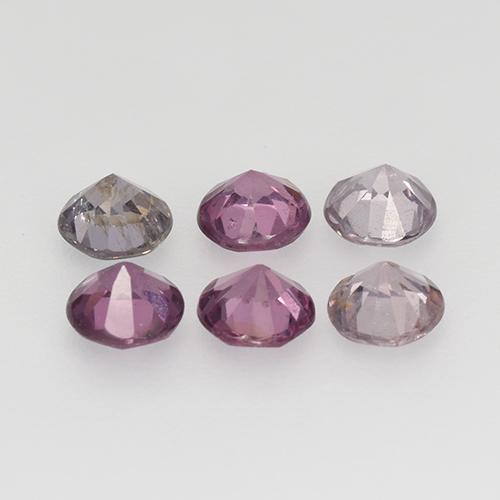 Spinel Gemstones in 3.5 mm (calibrated) Size for Sale, Spinel Stones in Multicolor Color