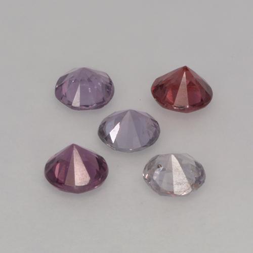 Spinel Gemstones in 3.5 mm (calibrated) Size for Sale, Spinel Stones in Multicolor Color