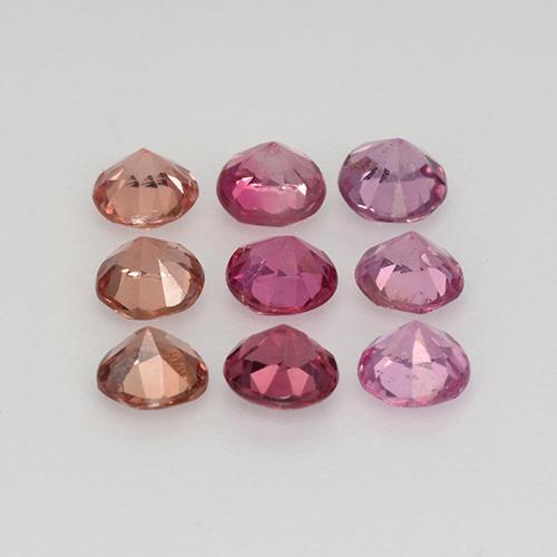 Spinel Gemstones in 3.2 mm Size for Sale, Spinel Stones in Multicolor Color