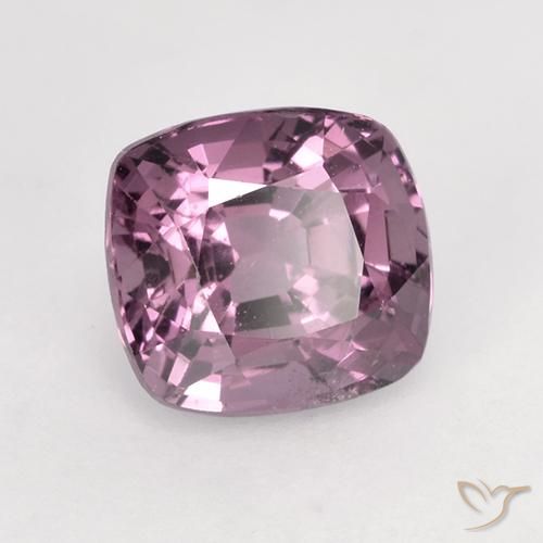1.30 ct Purple Spinel Stone, Natural Spinel in Cushion-Cut Shape for Sale