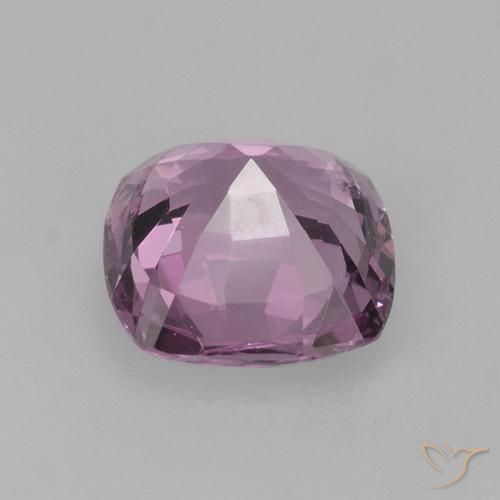 Spinel Gemstone in 6.4 x 6.3 mm Size for Sale, Spinel Stone in Medium-Dark Purple Color