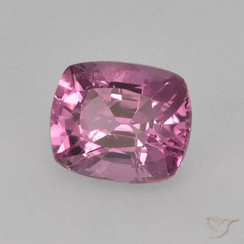 1.02 ct Purple Spinel Stone, Natural Spinel in Cushion-Cut Shape for Sale