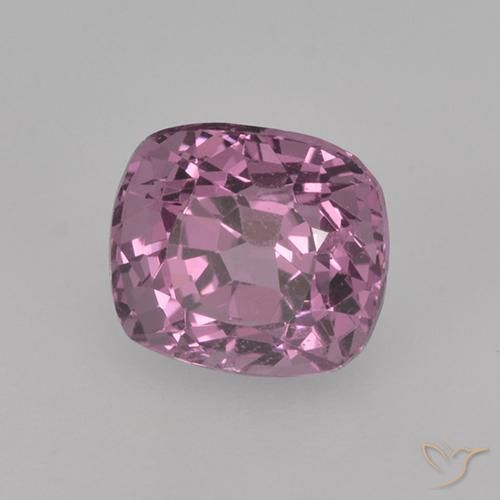 1.44 ct Purple Spinel Stone, Natural Spinel in Cushion-Cut Shape for Sale