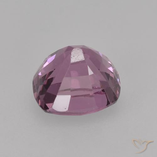 Spinel Gemstone in 6.4 x 5.7 mm Size for Sale, Spinel Stone in Deep Mauve Color