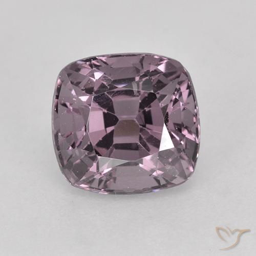 Spinello viola da 1,56 ct, taglio a cuscino da 6,5 x 6,2 mm dalla Tanzania, Photo A