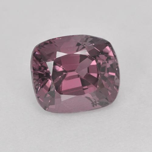 6,4 x 5,5mm lila Spinell im Kissenschliff aus Tansania, Gewicht 1,13 ct, Garantiert echter Edelstein in VVS-VS Reinheit, 1 Stück Spinell - die Farbe ist Boysenberry Purple, Mohs-Härte von 8 Geeignet für den täglichen Gebrauch im Schmuck, Photo A