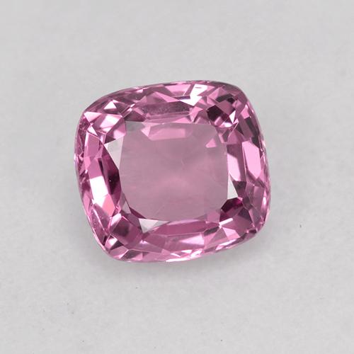 Light Reddish Purple Spinel Gem - 0.9ct Cushion-Cut (ID: 524601)