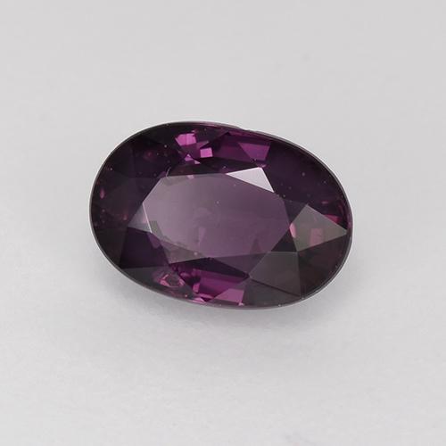 0.79 ct Purple Spinel Stone, Natural Spinel in Oval Facet Shape for Sale