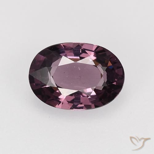 0.82ct Natural Medium Purple Spinel, Oval, VVS-VS