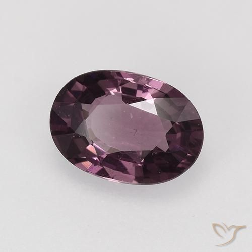 0.82 ct Purple Spinel Stone, Natural Spinel in Oval Facet Shape for Sale