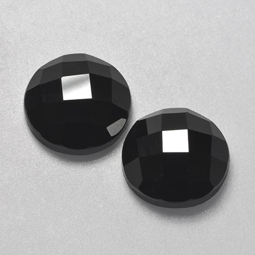 Black Spinel Gem - 3.2ct Round Rose-Cut (ID: 529427)
