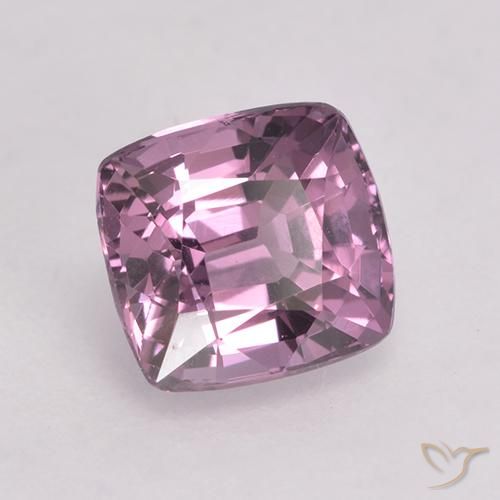 1.48 ct Purple Spinel Stone, Natural Spinel in Cushion-Cut Shape for Sale