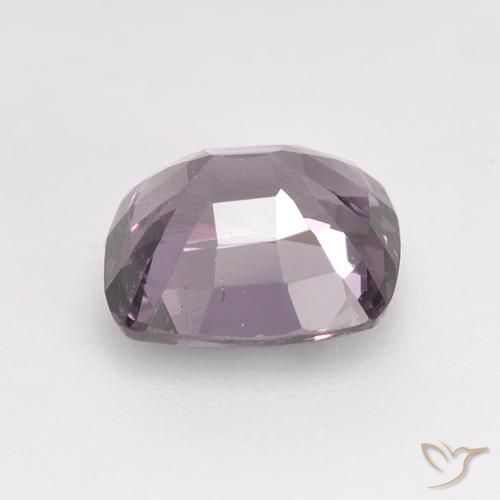 Spinel Gemstone in 6.6 x 6.3 mm Size for Sale, Spinel Stone in Light Grayish Purple Color