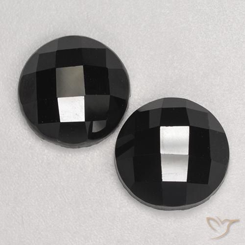 6.77ctw Natural Black Spinel, Round, Opaque