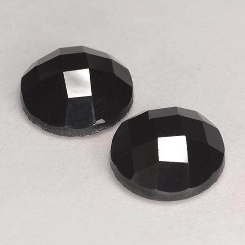 Spinel Gemstones in 9.5 mm (calibrated) Size for Sale, Spinel Stones in Black Color