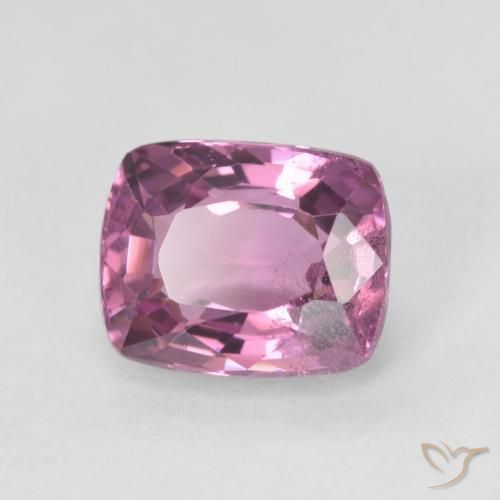 1.64 ct Purple Spinel Stone, Natural Spinel in Cushion-Cut Shape for Sale