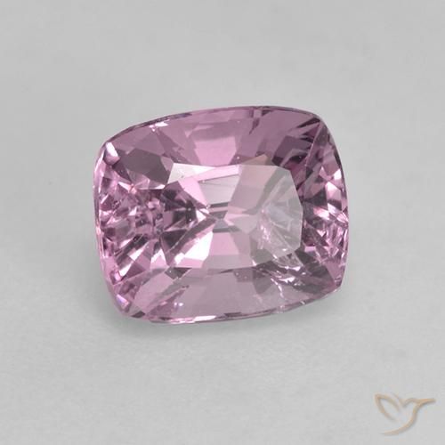 1.55 ct Violet Spinel Stone, Natural Spinel in Cushion-Cut Shape for Sale