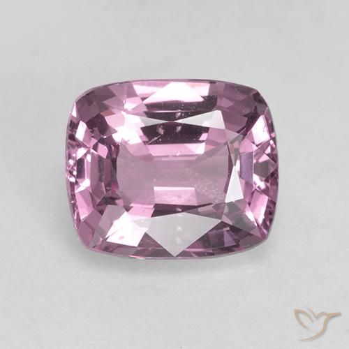1.68 ct Violet Spinel, 7.7 x 6.5 mm Cushion Cut From Tanzania, Photo A