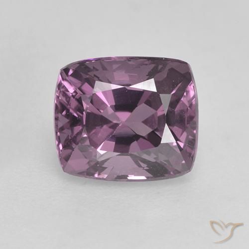 1.54ct Natural Medium-Dark Violet Spinel, Cushion, VVS-VS