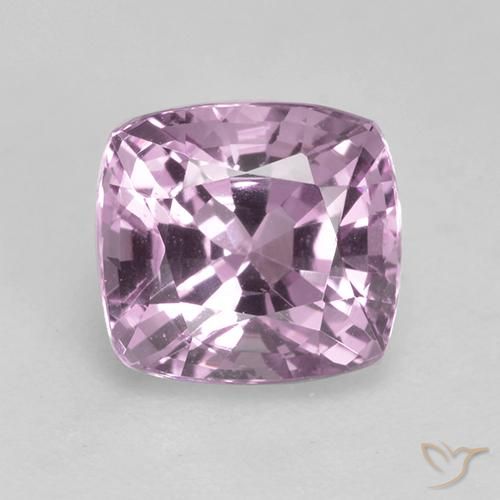 1.62ct Natural Light Grayish Violet Spinel, Cushion, VVS-VS